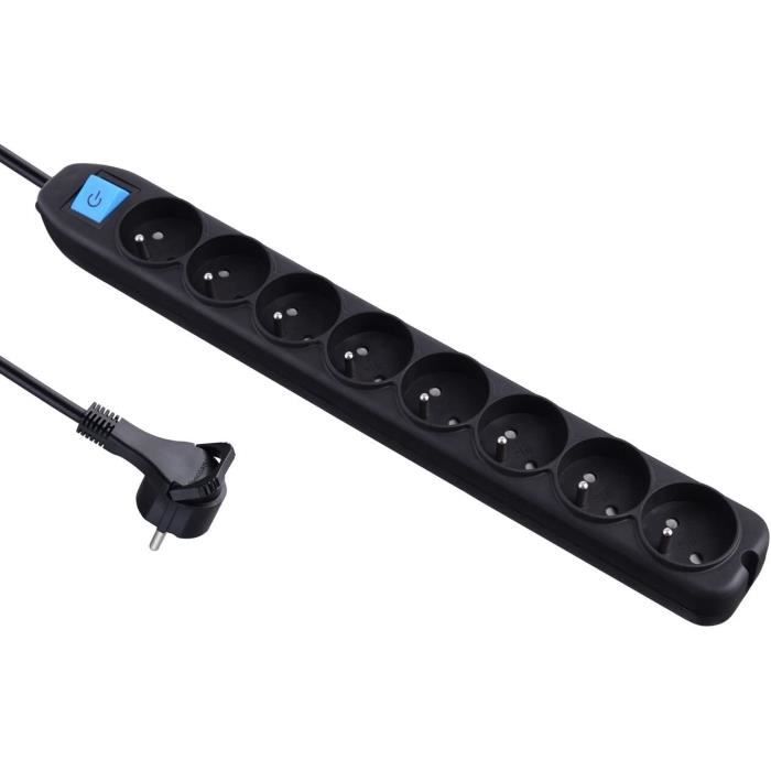 Electraline 32025 Bloc Multiprise Prima 3 Prises 16A Avec