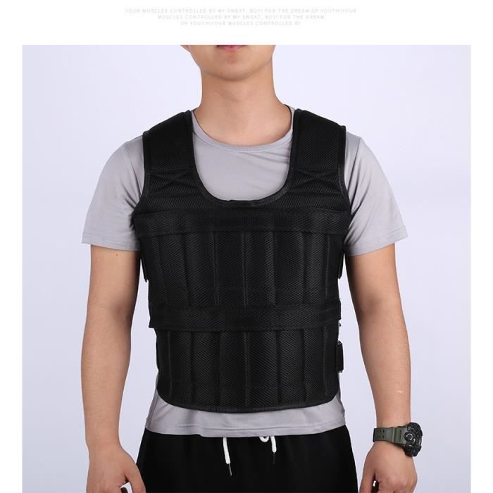 Gilet De Poids BOX 50 Lb (environ 22,7 Kg) Avec 18 Poches – Occasion état Correct