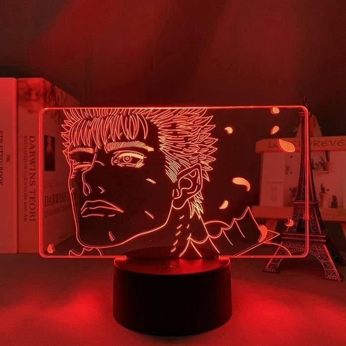 Veilleuse 3D Illusion D'optique - Lampe Anime Oosaki Nana - Décoration Chambre - 16 Couleurs, Télécommande - Cadeau Manga Romantique
