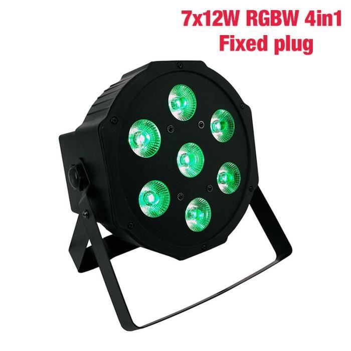 Rtktoup 12PCS Projecteur LED Rechargeable RGBWA+UV 6 En 1