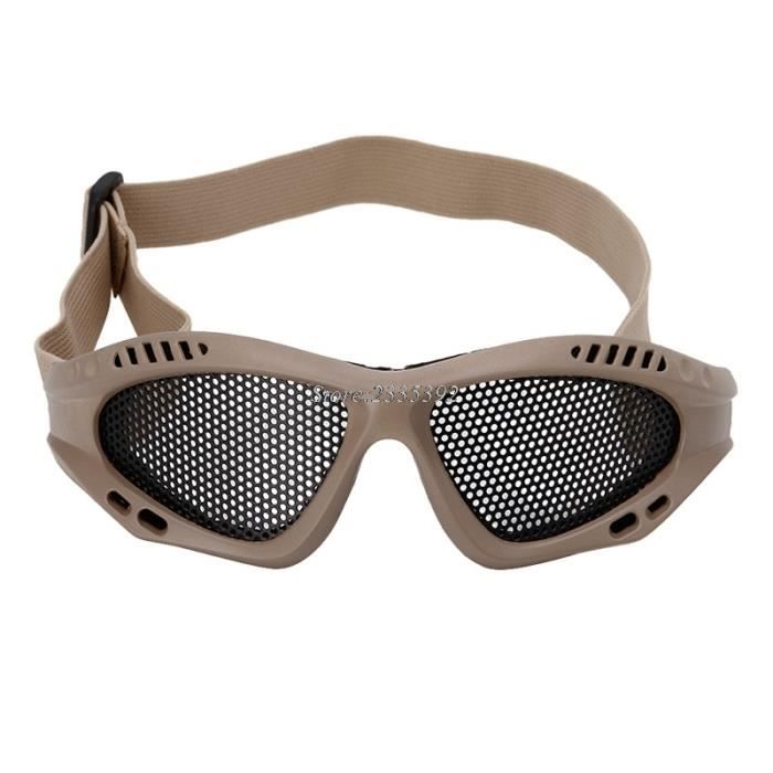 Acheter Lunettes Tactiques ES Pour Les Fans De L'armée, Lunettes De Tir, Lunettes D'équitation En Plein Air, Lunettes De Sport Anti-poussière Et Coupe-vent
