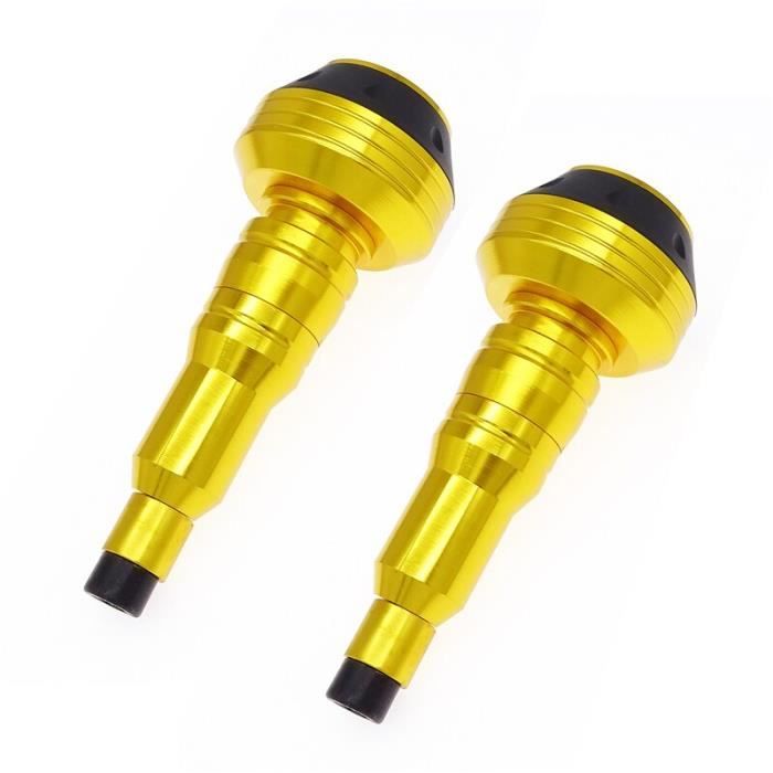 Curseurs Anti-chute Moto Scooter Protections Fourche Moto Sliders - Alliage Aluminium CNC, Lot De 2, Couleurs Variées Accessoire Sécurité Moto
