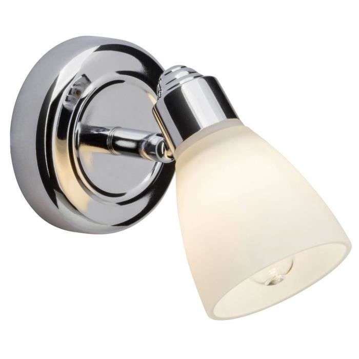Spot mural Kensington argent - BRILLIANT - 50410-15 - Métal - LED - Contemporain - Design - Articulé