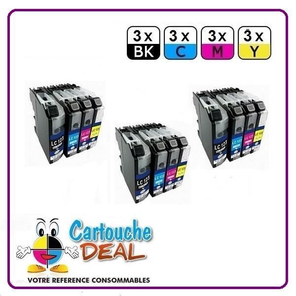 10 Cartucce Nere Compatibili Per Stampanti Brother MFC-J245 J285DW J470DW J475DW J6720DW J6920DW