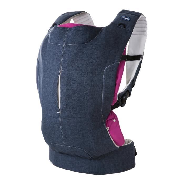 CHICCO Porte b b Myamaki denim cyclament Cdiscount Pu riculture