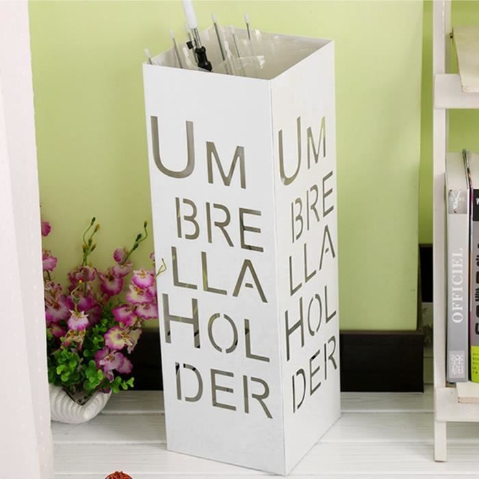 Porte-Parapluie Métal Creux Debout - Organisateur Rond Noir - Pour Maison, Hôtel Et Bureau