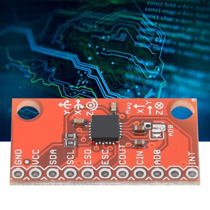 Module Gyroscope MPU-9250 Nikou - Capteur 9 Axes, 16 Bits, 3-5V
