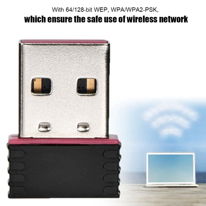 Modem USB 4G LTE Avec WiFi • Hotspot 10 Utilisateurs • Jusqu'à 100 Mbps • Compatible Windows, Mac, Linux • Carte TF Incluse