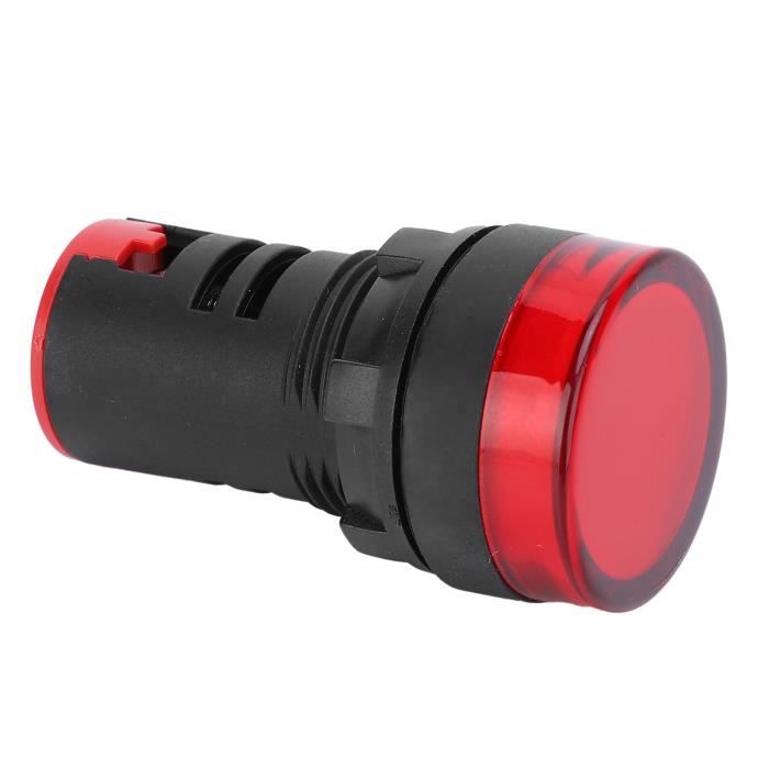 Lot De 2 Lampes Témoin (indicateur) ROUGE 10mm - Tension 220V AC