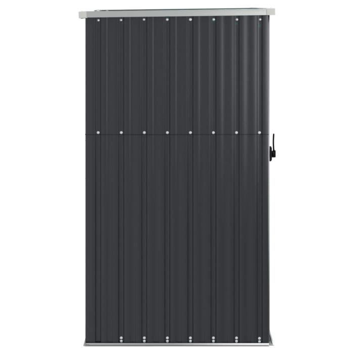 Abri à outils de jardin Anthracite - FAFEICY - 88x89x161 cm - Acier galvanisé