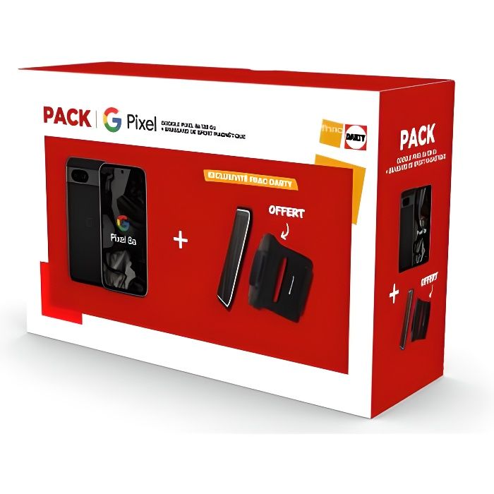 Smartphone GOOGLE Pack Pixel avec écran OLED 61 processeur Google Tensor G3 de ROM 8Go de RAM capteur principal 64MP