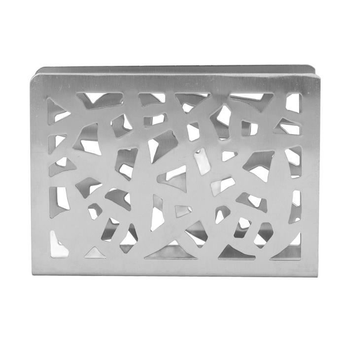 LAVAUX DESIGNS Porte-Serviettes Bois D'Acacia & Résine - Organisateur Rustique 15,2 X 12,7 X 6,3 Cm
