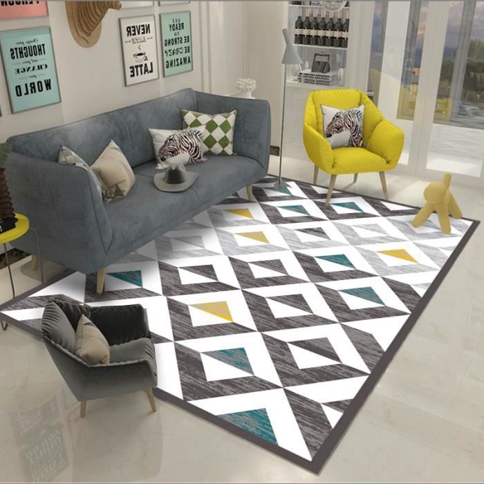 7house europeen moderne tapis de salon madrid style scandinave 160 230cm achat vente tapis cdiscount