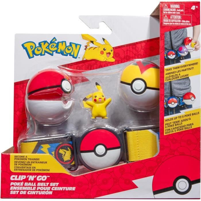 Ceinture pour Jouets - JAZWARES - Pikachu - Multicolore - Intérieur - Petit Taille d'Animal
