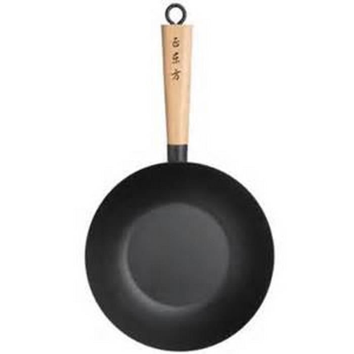 Rond Cuivre 20 cm Home Casserole /à Polenta avec Manche en Bois