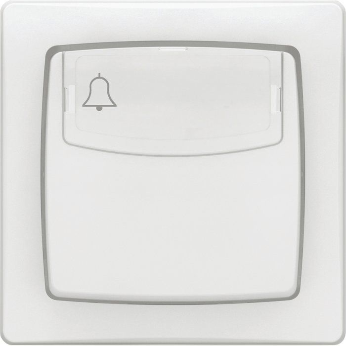 Interrupteur poussoir - LEGRAND - Saillie complet - 6A - 250V~ - Blanc RAL 9003