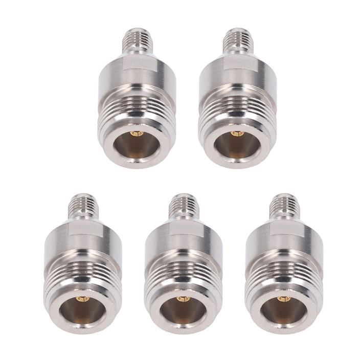 10 PCS Connecteurs SMA Femelle Bulkhead à Sertir Vecys Pour RG58 RG142 RG400 LMR195