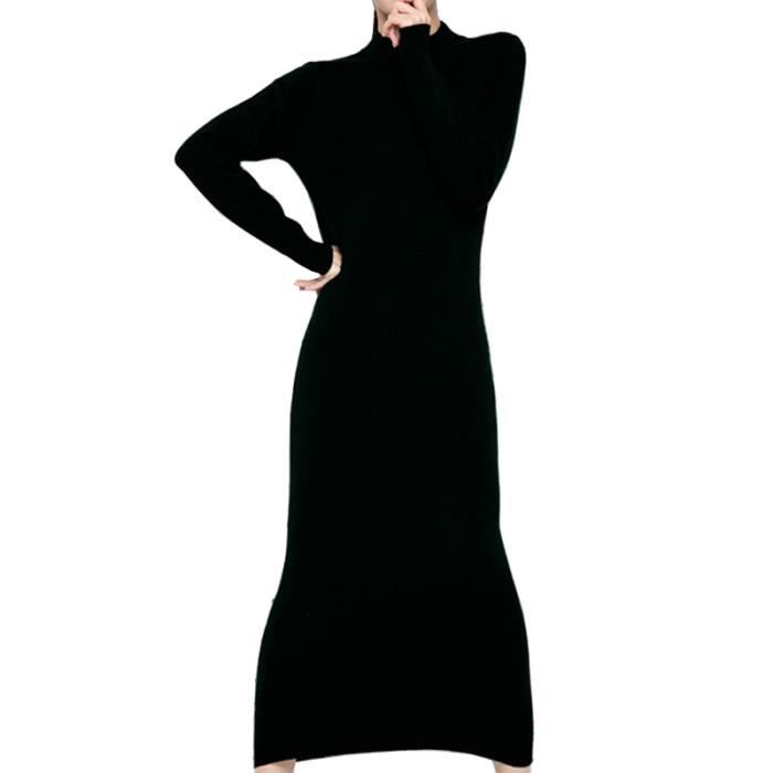 Robe longue laine femme deals