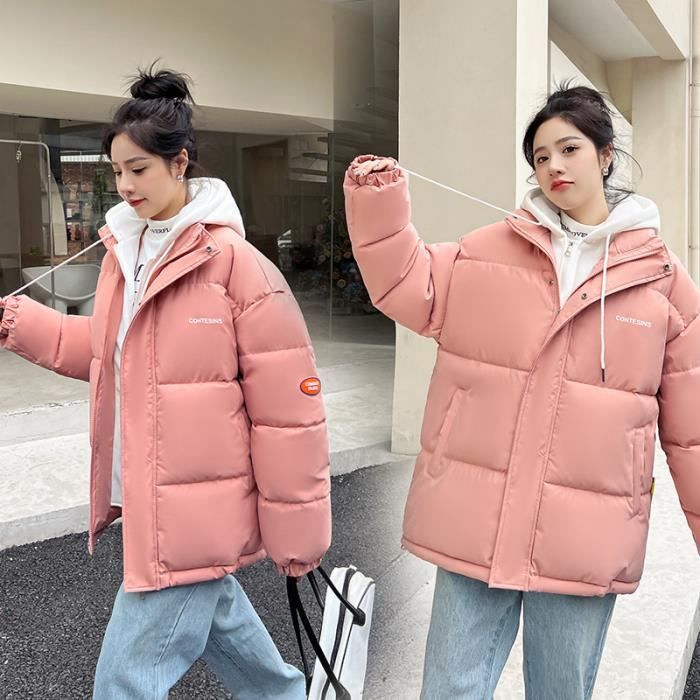 Manteau hiver deals femme rose
