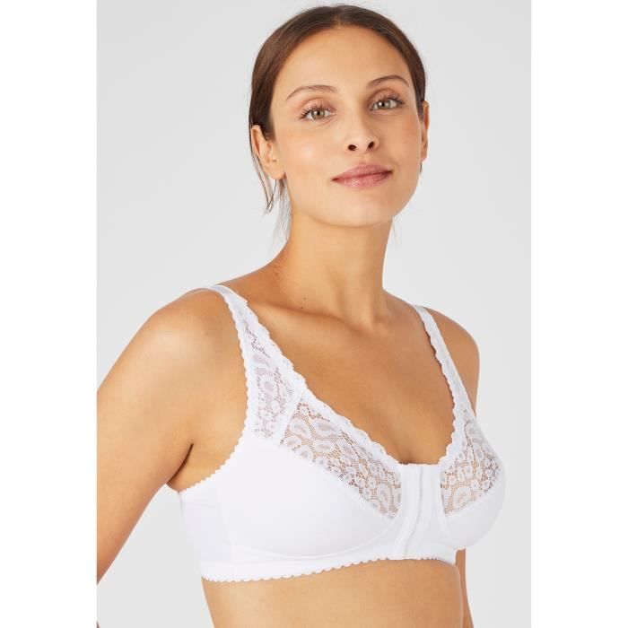 Damart Soutien Gorge Sport Attache Devant Gorge Ouvert Brassiere