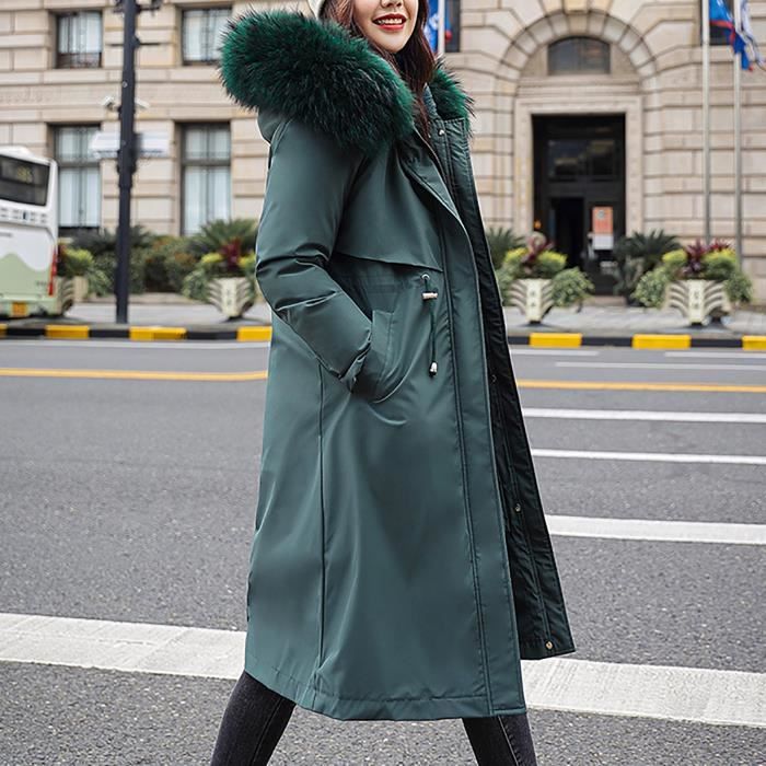 Manteau long et chaud femme sales