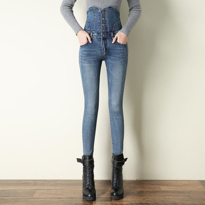 Jeans Délavé Clair Maurices Taille 11/12 Long - Stretch, Coupe Droite/boot - Parfait état - Occasion