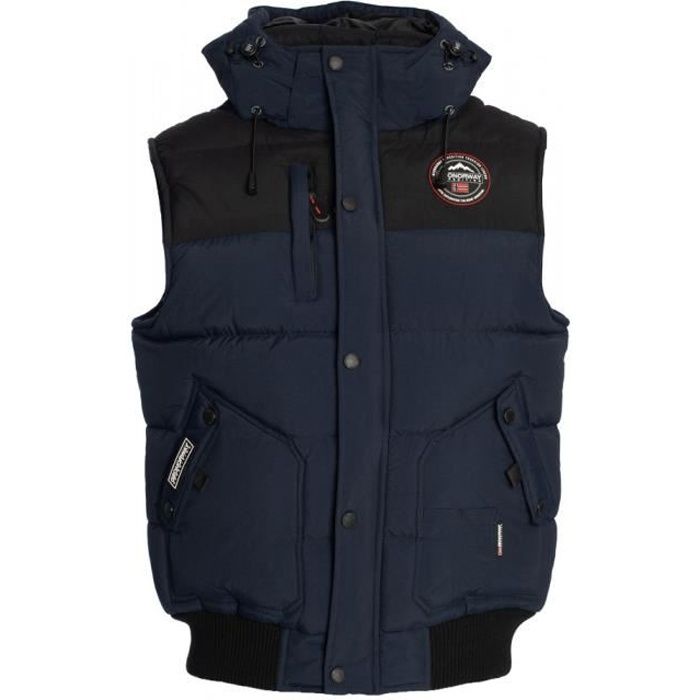 GEOGRAPHICAL NORWAY Doudoune sans manches VORTEX Bleu marine