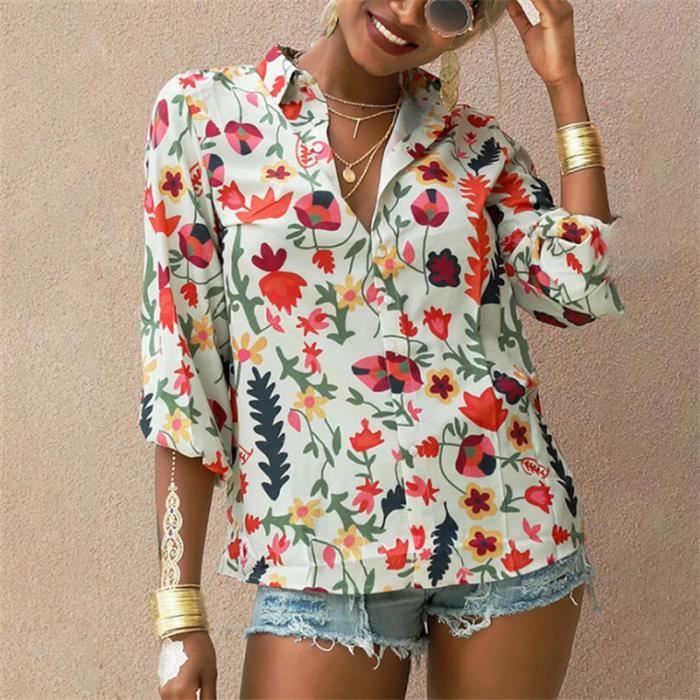 Chemise américaine top femme