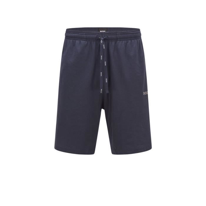 BOSS Short Homme uni Bleu Cdiscount Pr t Porter