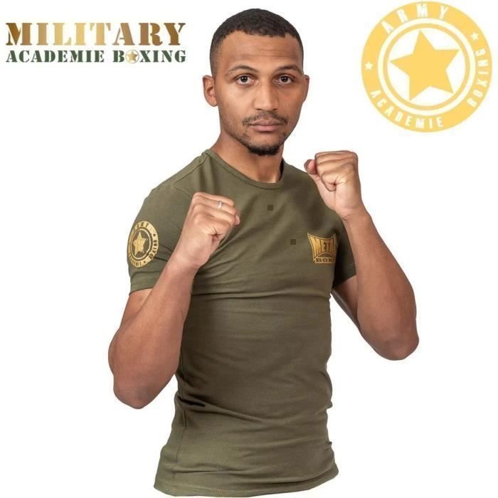 T-shirt à manches courtes Metal Boxe vintage - vert - XL