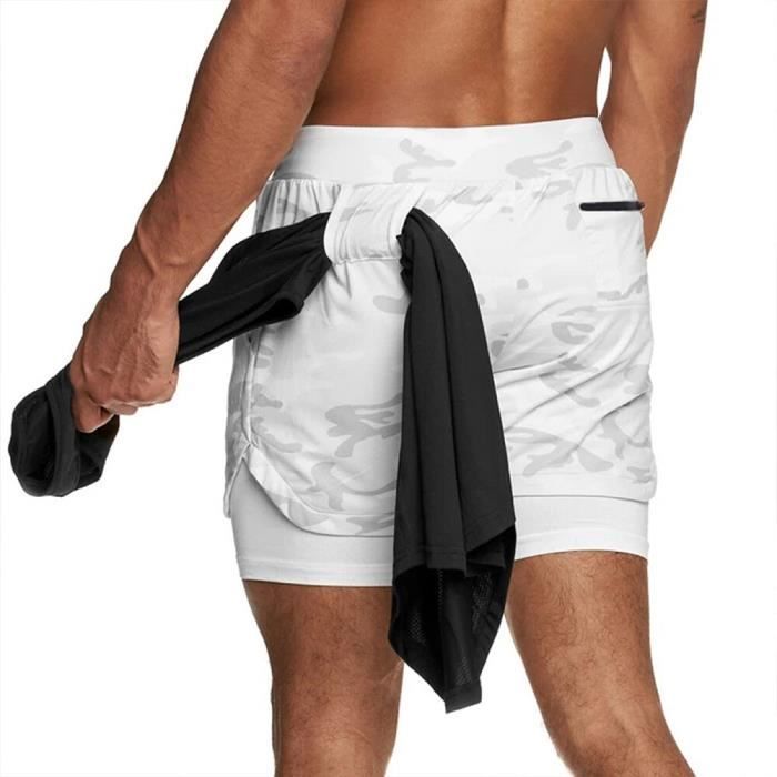 Short De Running Homme MANTLCONX – Séchage Rapide, Léger, Respirant, Taille M à 4XL