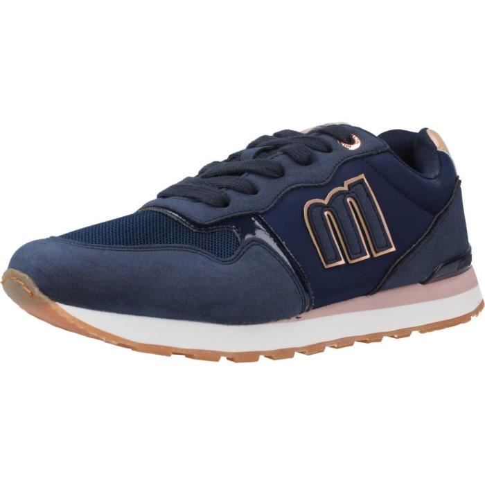 Basket MTNG 106052 Femme Bleu Lacets Bleu Cdiscount Chaussures