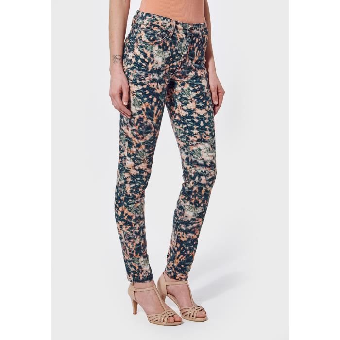 MAMA Pantalon à taille élastique - Beige/imprimé léopard - FEMME | H&M CA