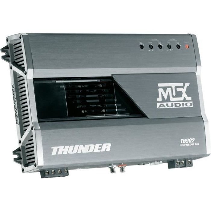 MTX TH902 Amplificateur 12V 2 Canaux Classe-AB 2x90W en Aluminium ...