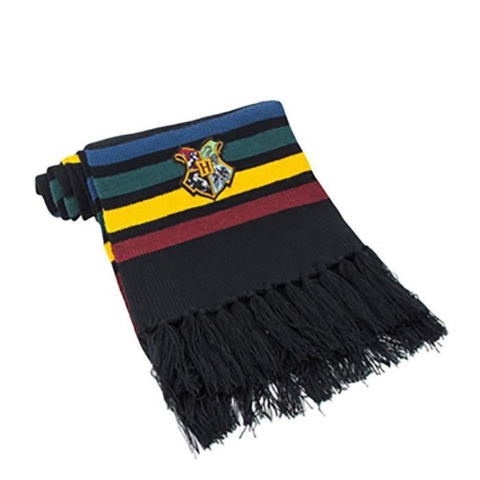Écharpe Harry Potter Poufsouffle - Multicolore, Taille M, écharpe Officielle Aux Couleurs De La Maison Hufflepuff