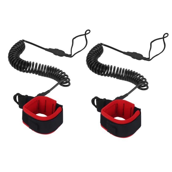 Laisse De Surf Circle One 9 Pieds - Leash Performance Noir