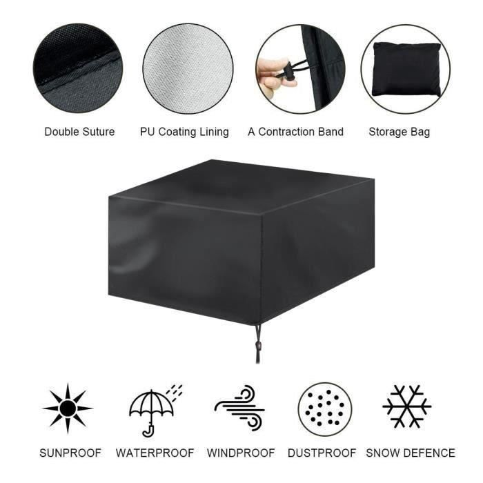 Housse De Protection Pour Table De Billard - Tissu Oxford 210D Imperméable - Tailles M/L - Couleur Café Ou Noir