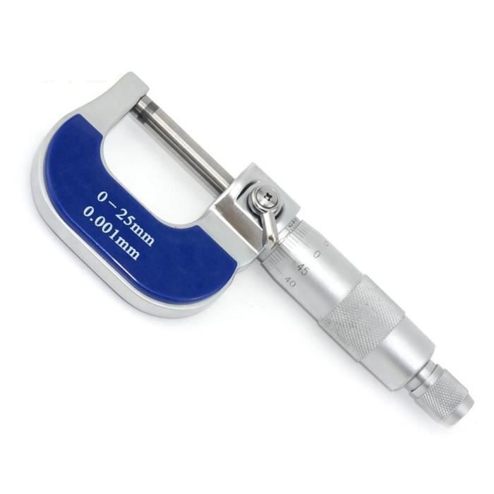 Micromètre Extérieur Acier Inoxydable 50-75mm - Outil Mesure Précision 0,01 Mm