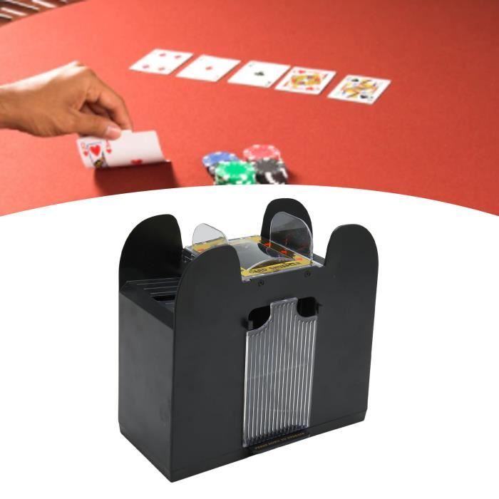 Mélangeur De Cartes Automatique Et Manuel - Compatible Poker, UNO, Phase 10 (1-2 Jeux)