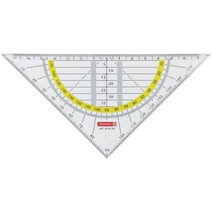 Équerre Rapporteur Set, le bureau, l'école, l'école, 16 cm,[S595 ...