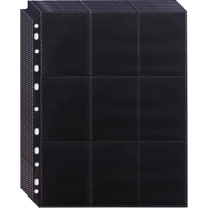 Newpop 40 Pcs Protege Carte Double Face 720 Poches, Pochette Cartes Transparentes, 11 Trous Classeur Sleeves, Protection Carte à Collectionner Pour Pokemon Carte, Basket-ball/football Porte Cartes | Votre Wishlist Sur