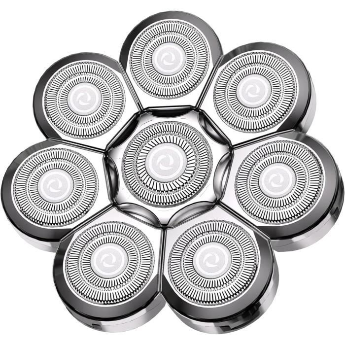Lot De 6 Têtes De Rasoir De Remplacement Pour Rasoir Électrique Homme - Marque JES - Neuf