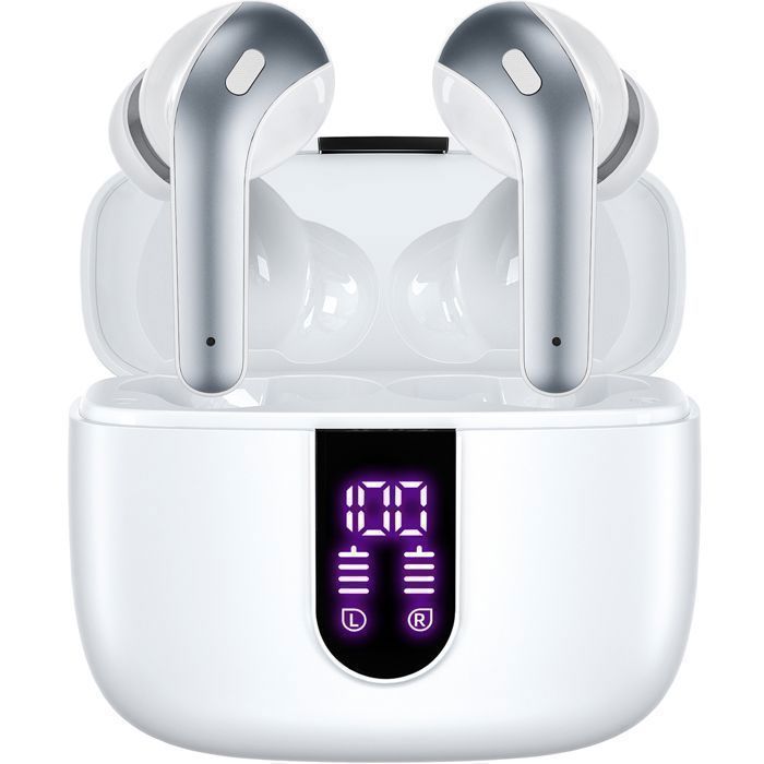 Boîtier Charge USB-C Sans Fil Pour AirPods Pro 1 Et 2 | Bouton Couplage, Batterie 450mAh
