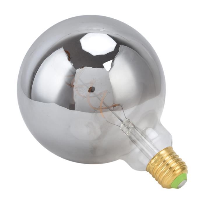 Tbest Ampoules Antiques Demi Chrome Ampoule LED Vintage Edison Dimmable
