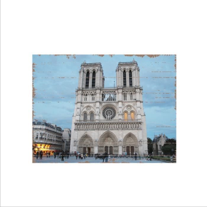 Tableau deco notre dame de paris - Achat / Vente pas cher