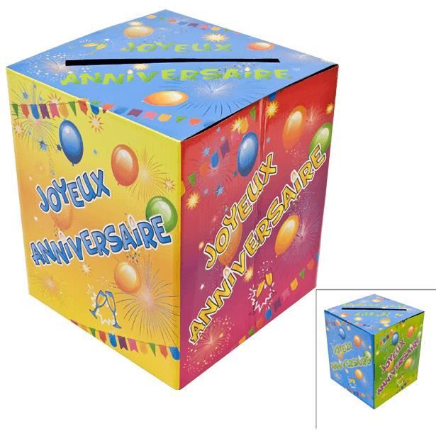 Tirelire Joyeux Anniversaire X1 Ref Aa1016pp Cdiscount Maison