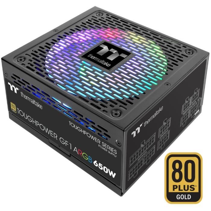 Alimentation PC Thermaltake PS-TPD-0650F3FAGE-1 – 650 W ATX Noir