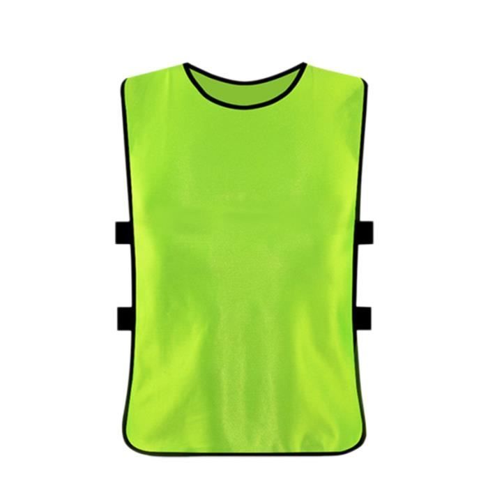 6 pièces gilet d'entraînement de Football léger respirant pour les jeux de  sport d'équipe football SAC DE FORCE - VESTE LESTEE - Cdiscount Sport