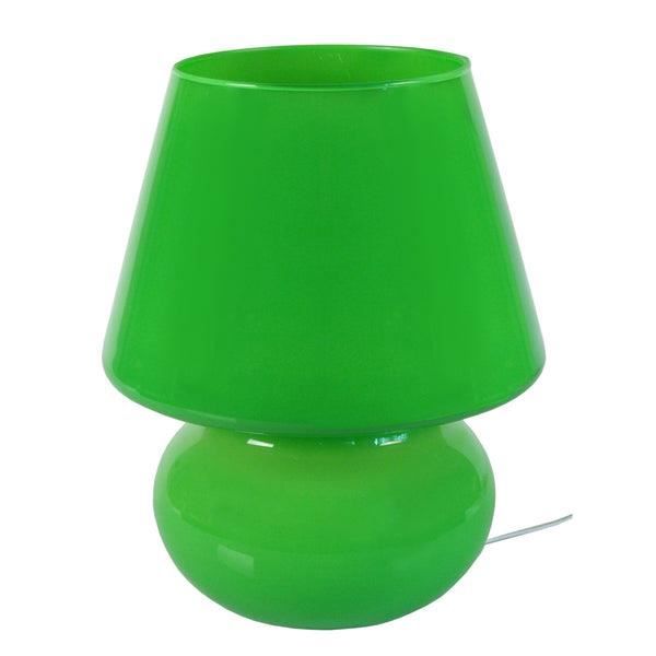 Abat-jour Verre Vert – Forme Champignon – Neuf, Sans Marque