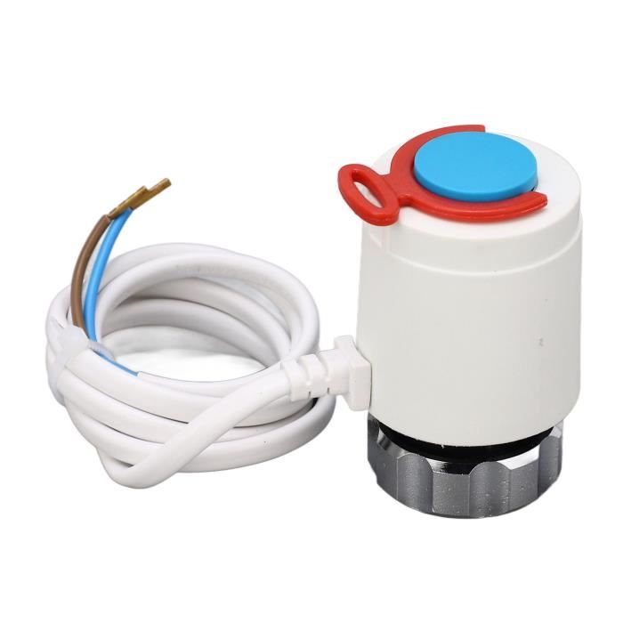 Actionneur NC 230V Pour Chauffage Au Sol - Montage M30 X 1,5, Câble 0,8m, Protection IP54